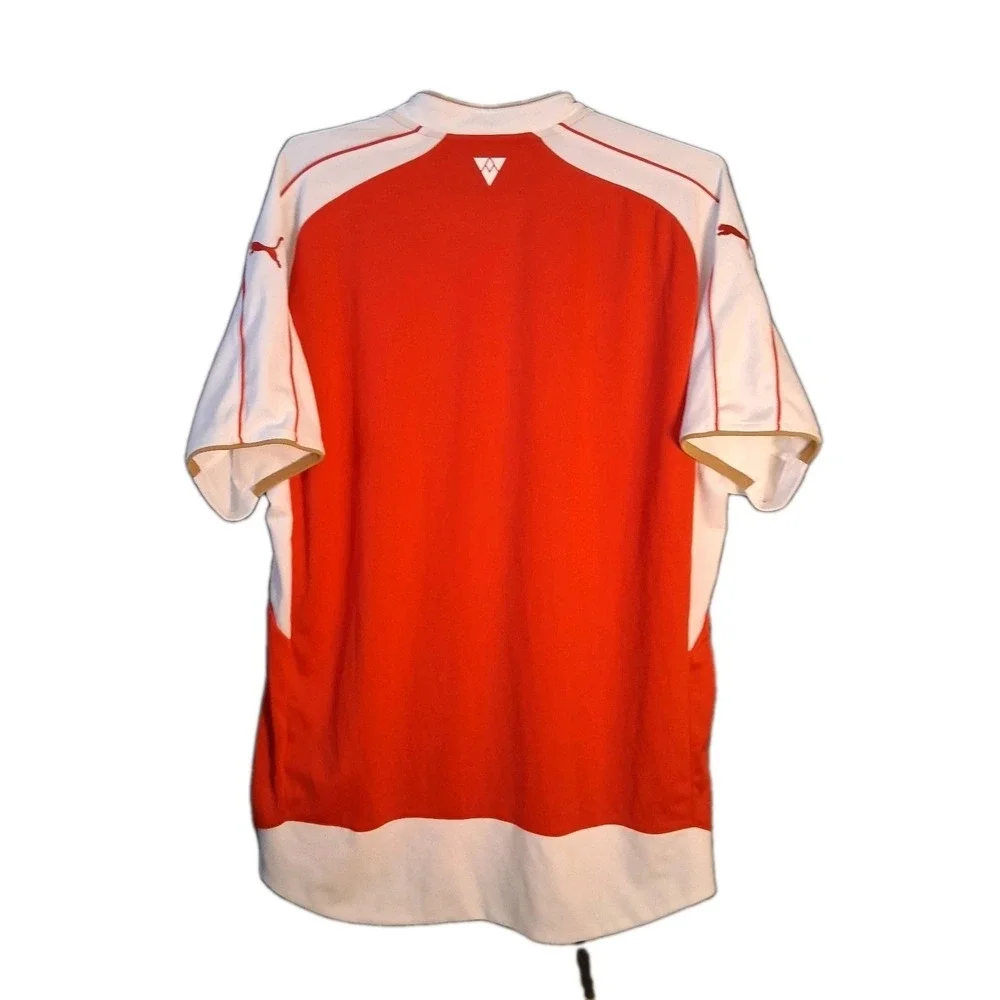 Puma Arsenal FC Soccer Jersey Men's XL Red White 2015-2016 Football Home